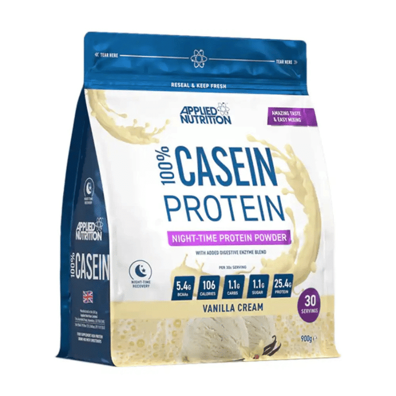 Applied Nutrition 100% Casein Protein – Vanilla Cream Vanilla